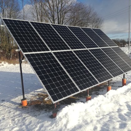 Sigulda privātmāja 3,5kw saules elektrostacija 2017 gads Solaredge sistēma
