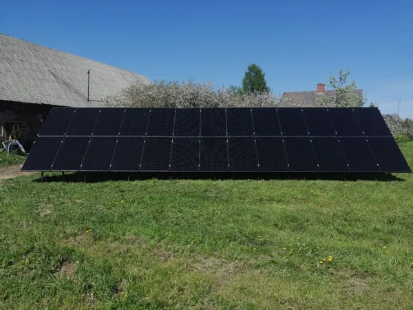 Zemnieku saimniecība Limbažu novadā - 10 kW saules elektrostacija