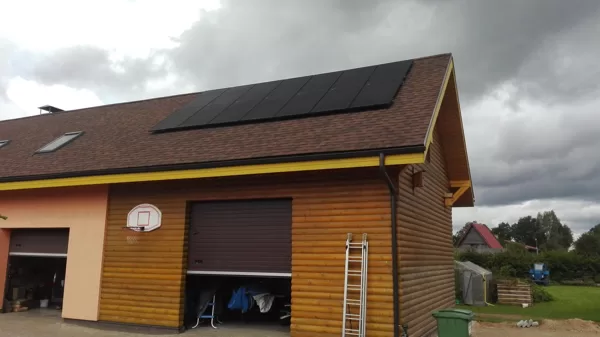 Vecumnieki privātmāja 4kw saules elektrostacija