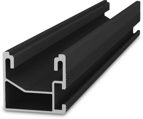 SingleRail 36 , black anodized